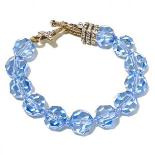 Heidi Daus "Bateau Beauty" Beaded Crystal Toggle Bracelet   7995723