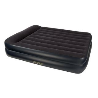 Intex Pillow Rest Raised Air Bed With Integrated Pump Queen 411256