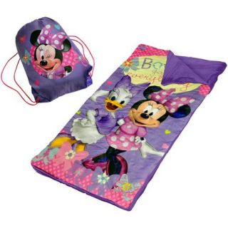 Disney Minnie Mouse Slumber Set/Nap Mat with BONUS Sling Bag