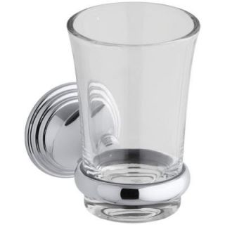 KOHLER Devonshire 5.125 in. Tumbler and Holder in Polished Chrome K 10561 CP