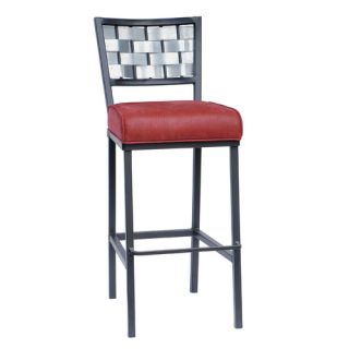 Rushton 25 Bar Stool with Cushion by Stone County Ironworks