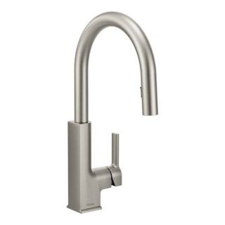 Moen Sto One Handle High Arc Pull Down Motionsense Kitchen Faucet Spot
