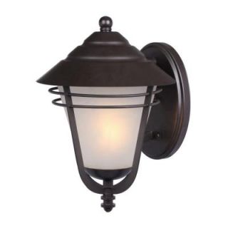 Westinghouse Bonneville Wall Mount 1 Light Outdoor Weathered Bronze Lantern 6230200