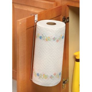 Over the Door Paper Towel Holder in Brushed Nickel