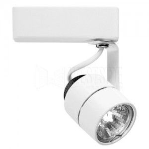 Juno Lighting R701 WH Juno Track Light, Low Voltage Cylinder Track Fixture   White