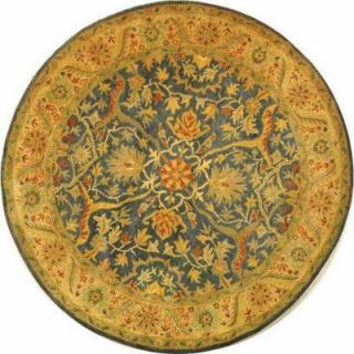 Safavieh Antiquity Blue 3 ft. 6 in. Round Area Rug AT14E 4R