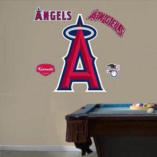 MLB Team Logo Wall Decals by Fathead   Anaheim Angels   7783102
