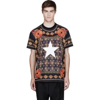 Givenchy Brown Center Star Target Shirt