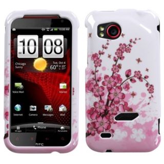 INSTEN Spring Flowers Phone Case Cover for HTC ADR6425 Rezound