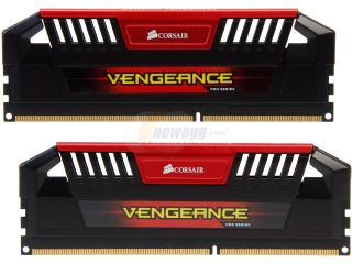 CORSAIR Vengeance Pro 8GB (2 x 4GB) 240 Pin DDR3 SDRAM DDR3 2133 Desktop Memory Model CMY8GX3M2A2133C11R (Red)