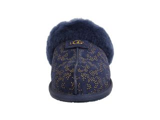 Ugg Scuffette Ii Metallic Conifer Navy Suede