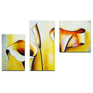 Go Your Own Way 3 Piece Original Painting on Wrapped Canvas Set by My