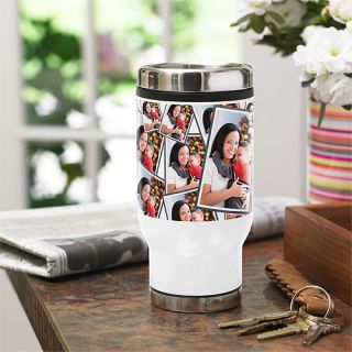 Stainless Steel Tiled 14 oz Tumbler