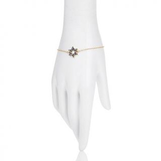 Rarities Fine Jewelry with Carol Brodie 0.21ct White Zircon Star of David 8" V   7596486