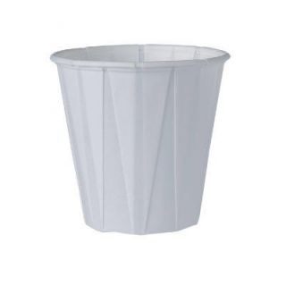 Solo Cups 0.75 oz Treated Paper Soufflé Portion Cups in White