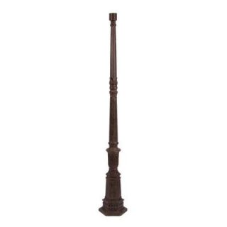 Acclaim Lighting Surface Mounted Posts 75 in. Black Coral Outdoor Light Post 7099BC