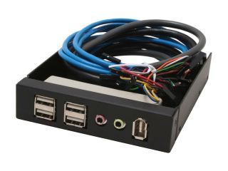 SILVERSTONE SST FP32 B Aluminum USB/1394/Audio Panel ( Black )