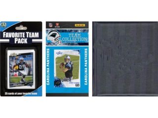 C & I Collectables 2010PANTHERSTSC NFL Carolina Panthers Licensed 2010 Score Team Set and Favorite Player Trading Card Pack Plus Storage Album