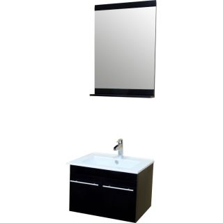 Bellaterra Home Fairfax 25 Single Wall Mounted Bathroom Vanity Set