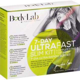 Body Lab 7 Day Ultra Fast Slim Kit Dietary Supplement Capsules, 63 count