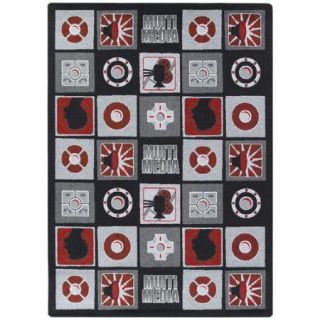 Joy Carpets Just for Kids Wired Red Area Rug