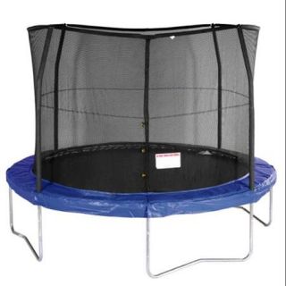 JumpKing 12' Trampoline and Safety Net Enclosure Combo   Blue  JK12VC1