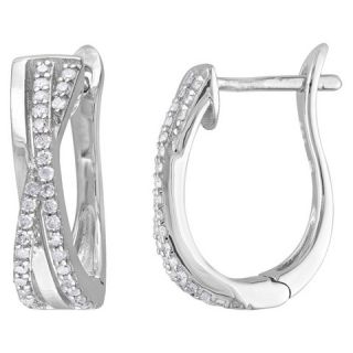 Allura 1/4 CT. T.W. Diamond Silver Earrings   Silver