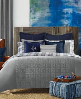 Tommy Hilfiger Academy Gray Collection   Bedding Collections   Bed