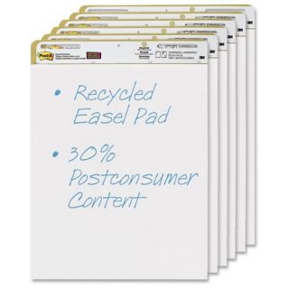 Post it Repositionable Self Stick Easel Pads (6 Per Pack)