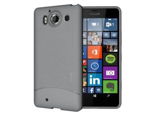 TUDIA Ultra Slim Full Matte ARCH TPU Bumper Protective Case for Microsoft Lumia 950 (Black)
