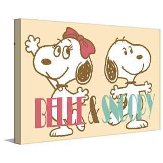 Marmont Hill   'Belle and Snoopy' Peanuts Print on Canvas    Marmont Hill