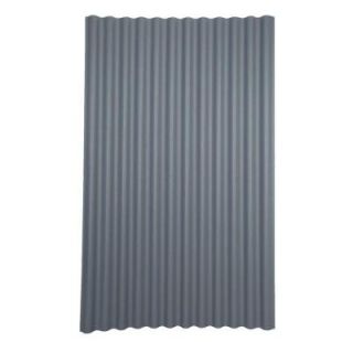 Ondura 6 ft. 7 in. x 4 ft. Asphalt Corrugated Roof Panel in Gray 150