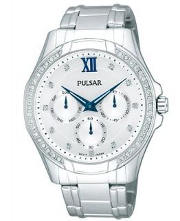 Pulsar Womens Stainless Steel Bracelet Watch 39mm PP6099   Watches