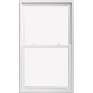 ThermaStar by Pella Vinyl Double Pane Annealed New Construction Double Hung Window (Rough Opening 35.75 in x 65.75 in Actual 35.5 in x 65.5 in)