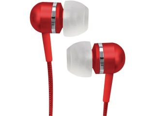 COBY CVEM79RED HIGH PERFORMANCE ISOLATION STEREO EARBUDS (RED)