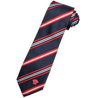 Versace 100 percent Italian Silk Red/ White Stripes Neck Tie