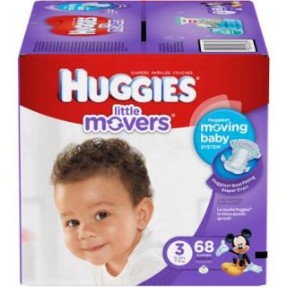 HUGGIES Little Movers Diapers, Big Pack (Choose Your Size)
