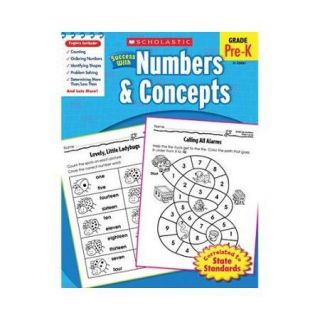 SCHOLASTIC SUCCESS WITH NUMBERS & SCBSC 9780545200851 6 (pack of 6)