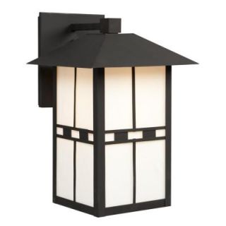 Filament Design Negron 1 Light Outdoor Black Wall Lantern CLI XY775379072865