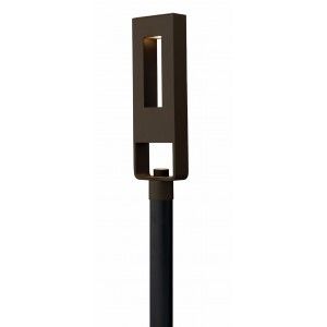 Hinkley Lighting 1641BZ LED LED Outdoor Light, Atlantis Post   Bronze