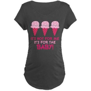  Funny Ice Cream Quote Maternity Dark T Shirt