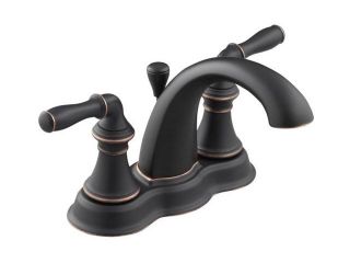 KOHLER K 393 N4 BRZ 4" Centerset Devonshire Centerset Lavatory Faucet Oil Rubbed Bronze