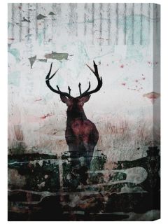 Red Stag (Canvas) by Oliver Gal