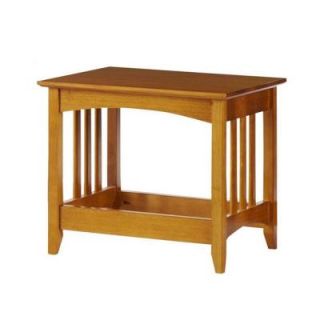 Home Decorators Collection Hawthorne Oak 21 in. W Slatted Bench 0895500560