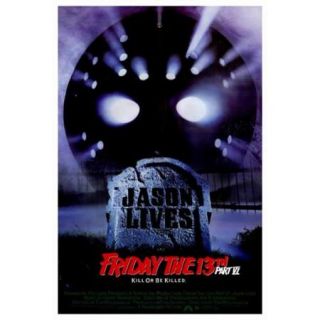 Friday the 13th, Part 6 Jason Lives Movie Poster Print (27 x 40)