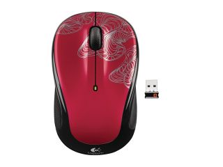 Logitech Wireless Mouse M505 (910 001326) Red 3 Buttons Tilt Wheel USB RF Wireless Laser Mouse
