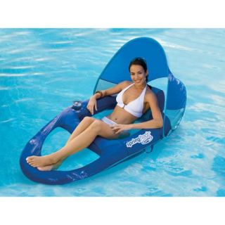 SwimWays Spring Float Recliner with Canopy
