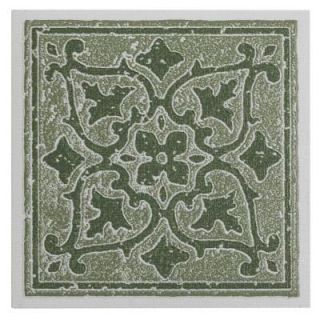 Nexus Wall Tiles Vinyl 4 in. x 4 in. Self Sticking Motif Wall/Decorative Wall Tile in Forest Accent (27 Tiles Per Box) WTV404AC10