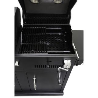 Dyna Glo 2 Burner Gas Grill with Adjustable Charcoal Tray