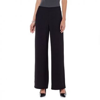 N Natori Textured Crepe Wide Leg Pant   7847660